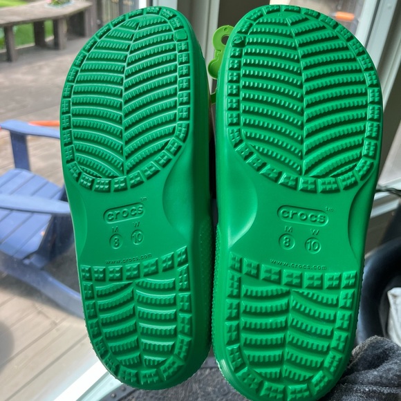 🍄CROCS ZEN GARDEN CLASSIC TERRY CLOTH SLIDES 8 10 - Picture 9 of 10